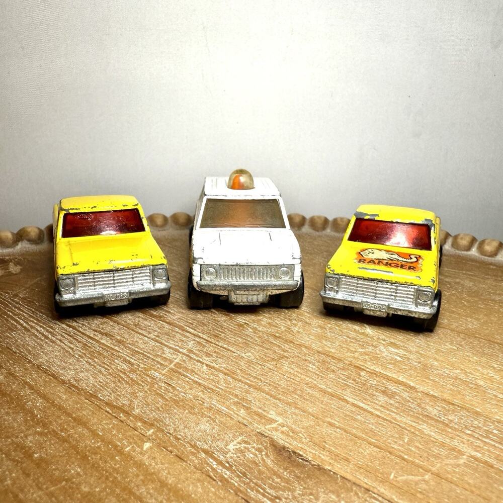 Vintage Matchbox Rolamatics Lot of 3 Trucks Made in England by Lesney